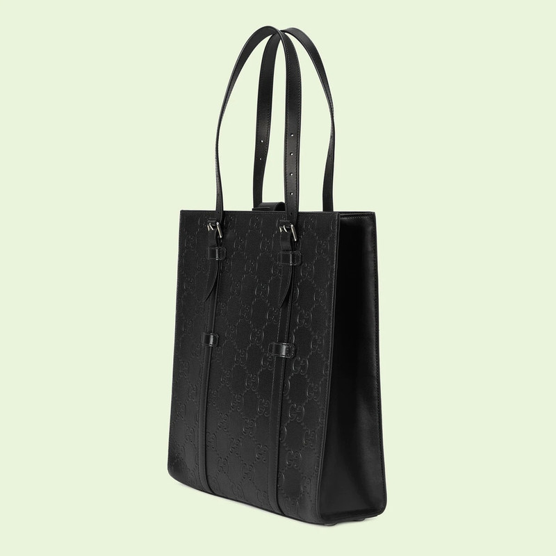 GUCCI GG embossed medium tote bag outlook
