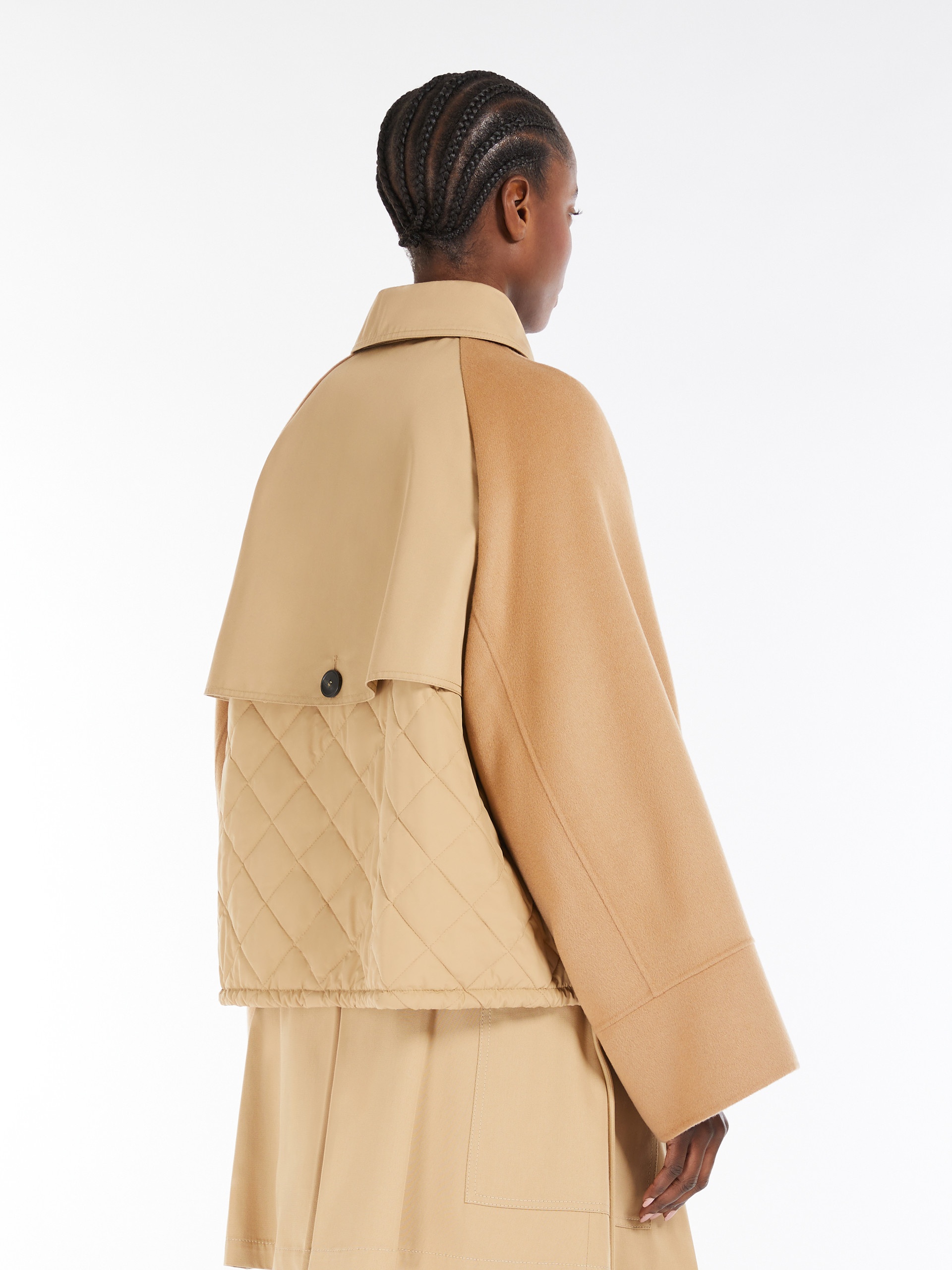 BAZAR Water-repellent gabardine double-breasted trench coat - 4