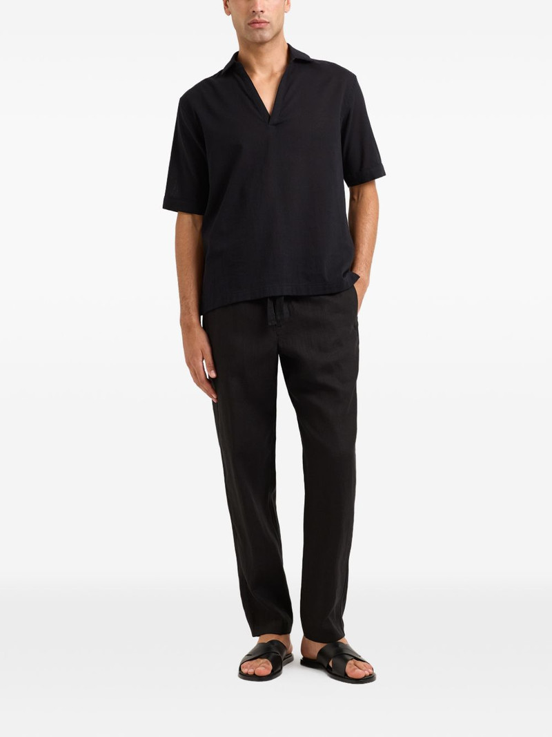 ORLEBAR BROWN Ridley V-neck short-sleeved shirt outlook