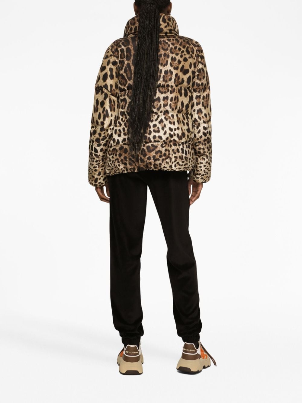 logo-embroidered drawstring track pants - 4