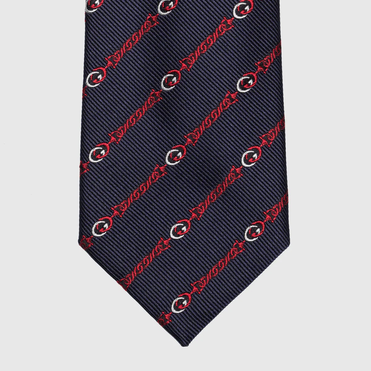 Interlocking G silk tie - 3