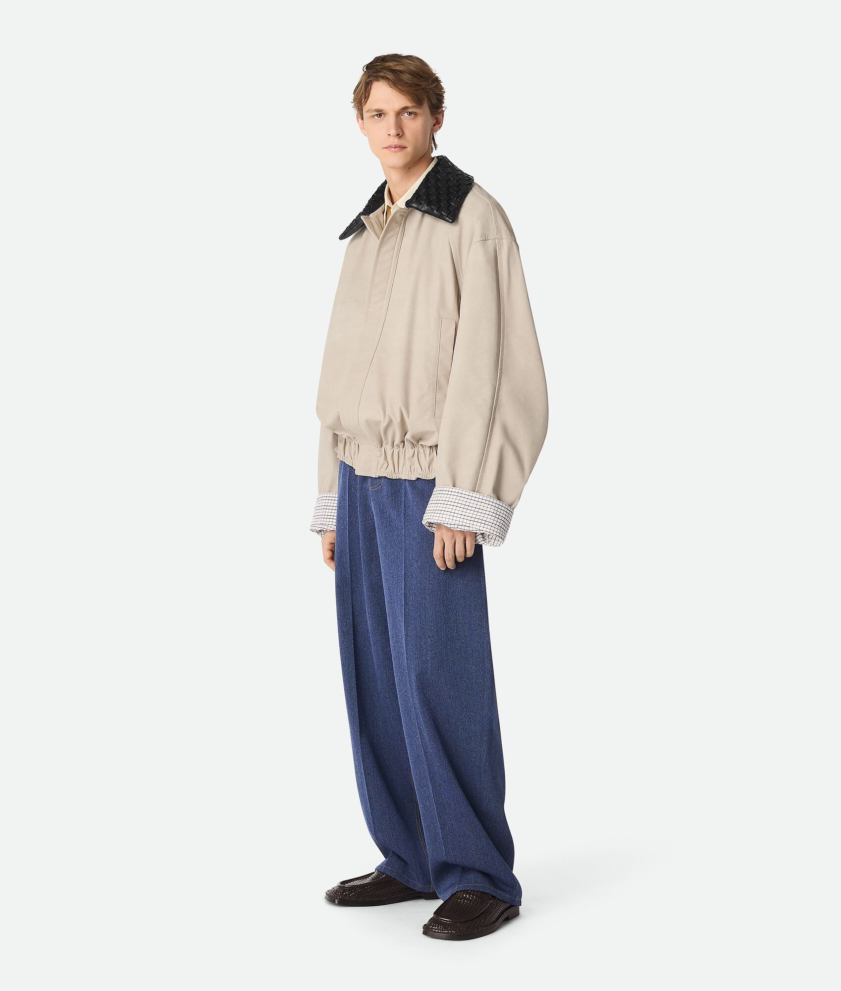 Chino Printed Leather Blouson - 2