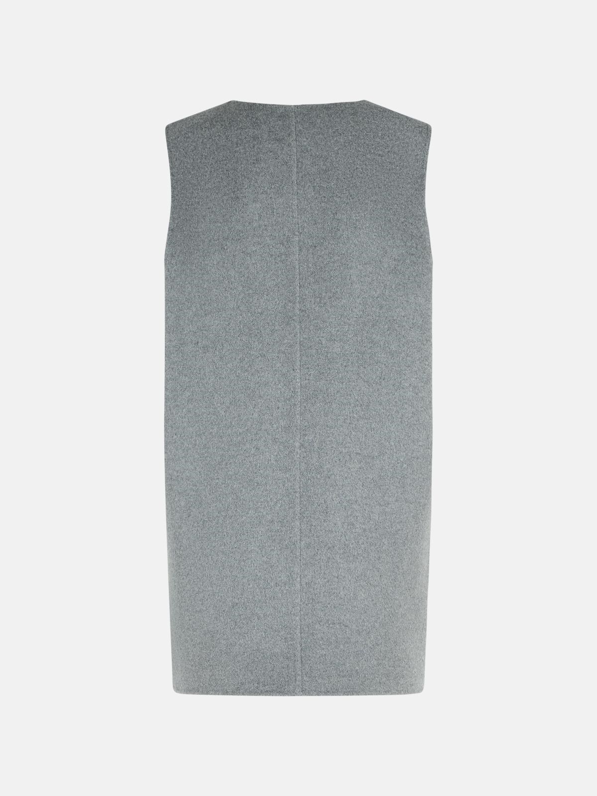'NYONA' GREY WOOL DRESS - 3