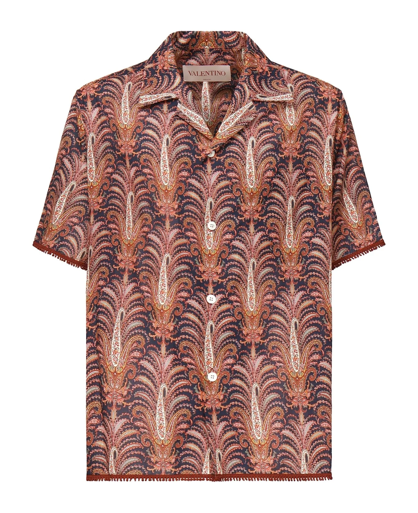 Cotton Shirt With Graphic Print - 1