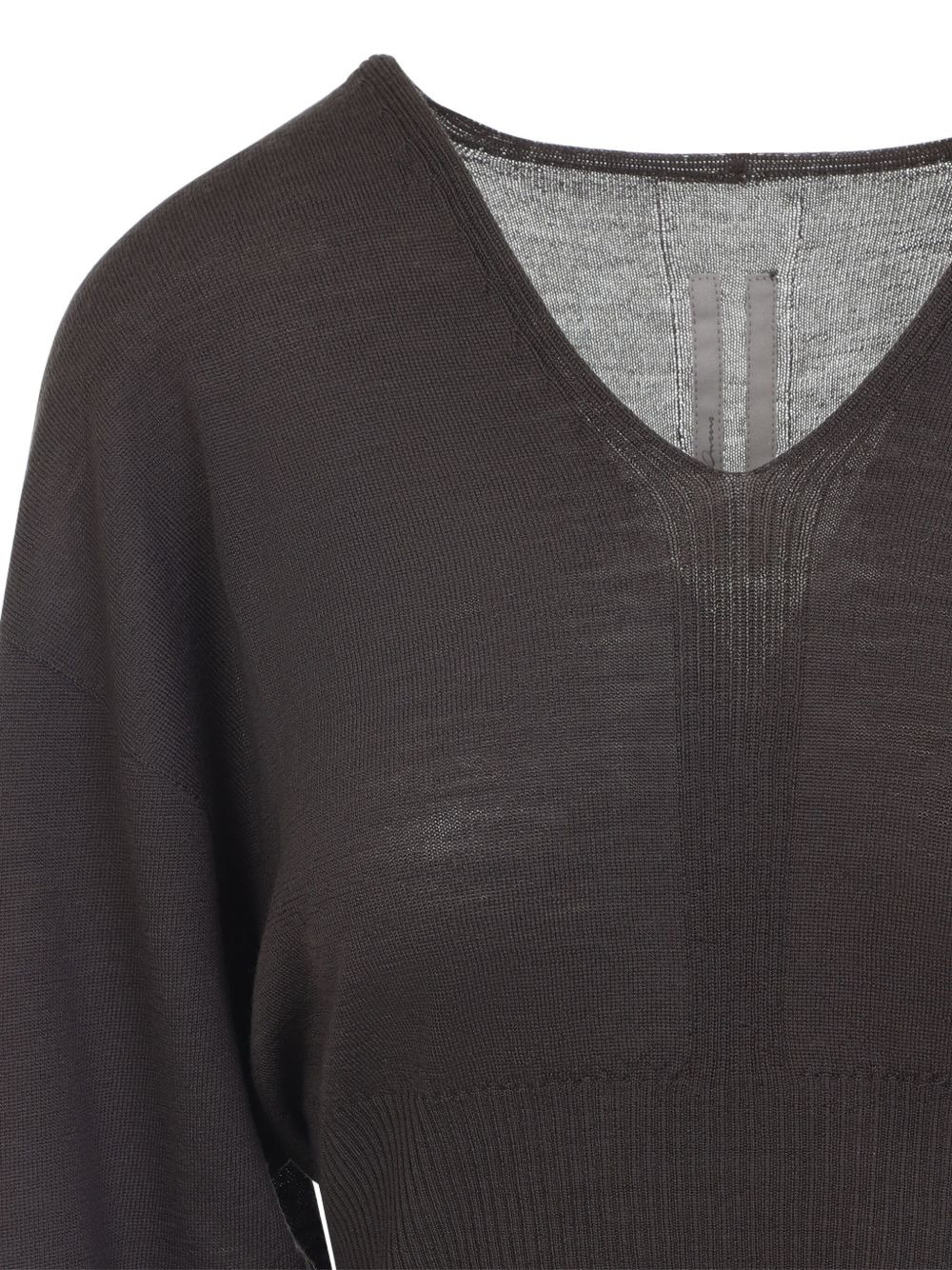 V-neck wool blouse - 3