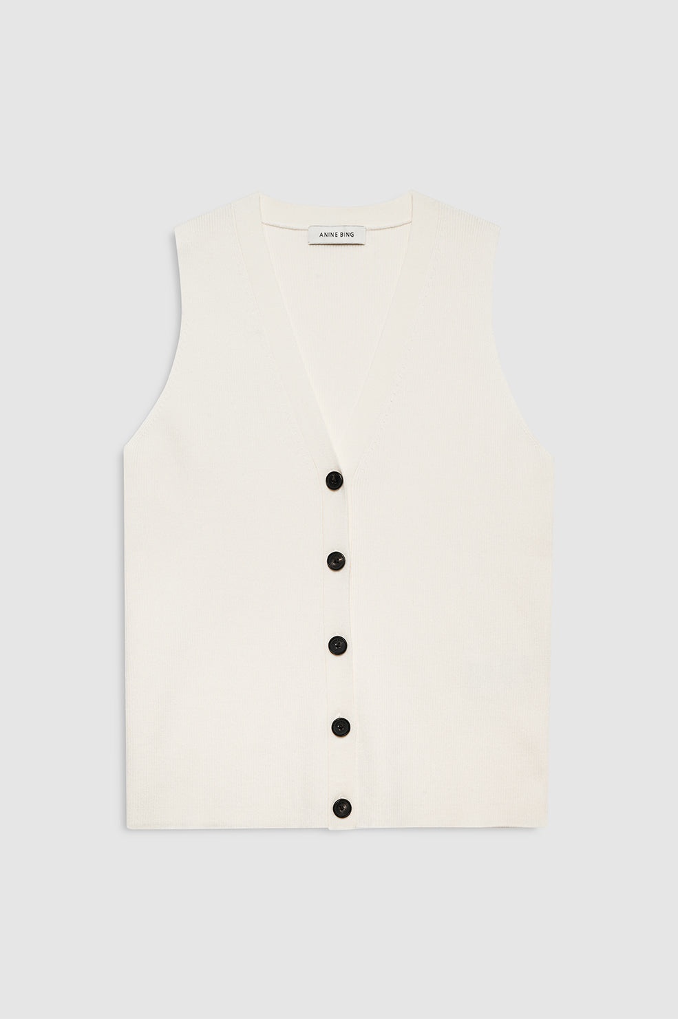 Lawrence Vest - Ivory - 1