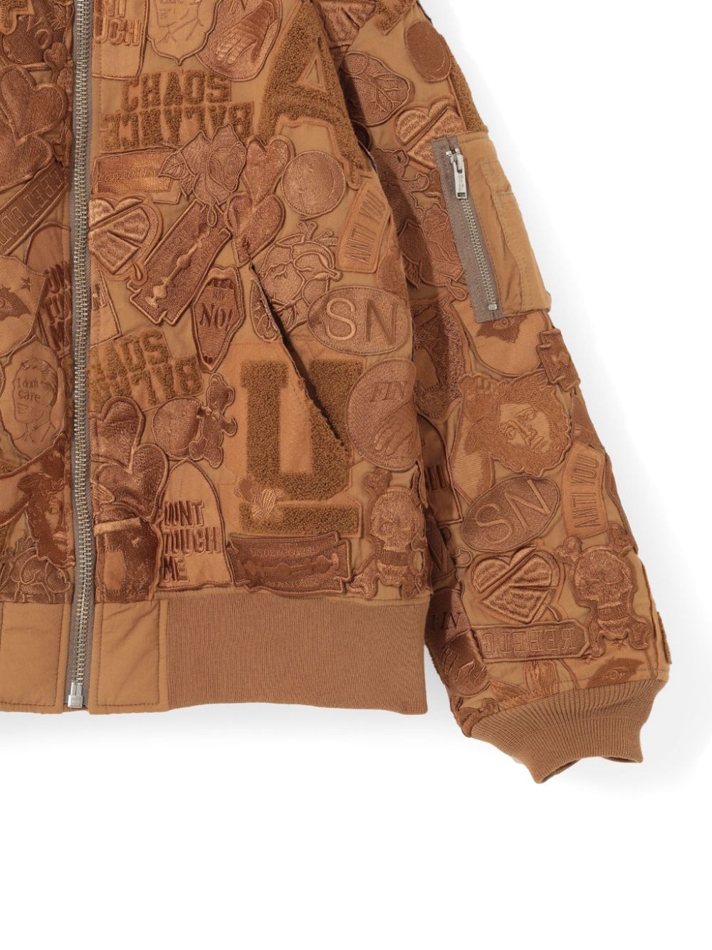 embroidered bomber jacket - 4
