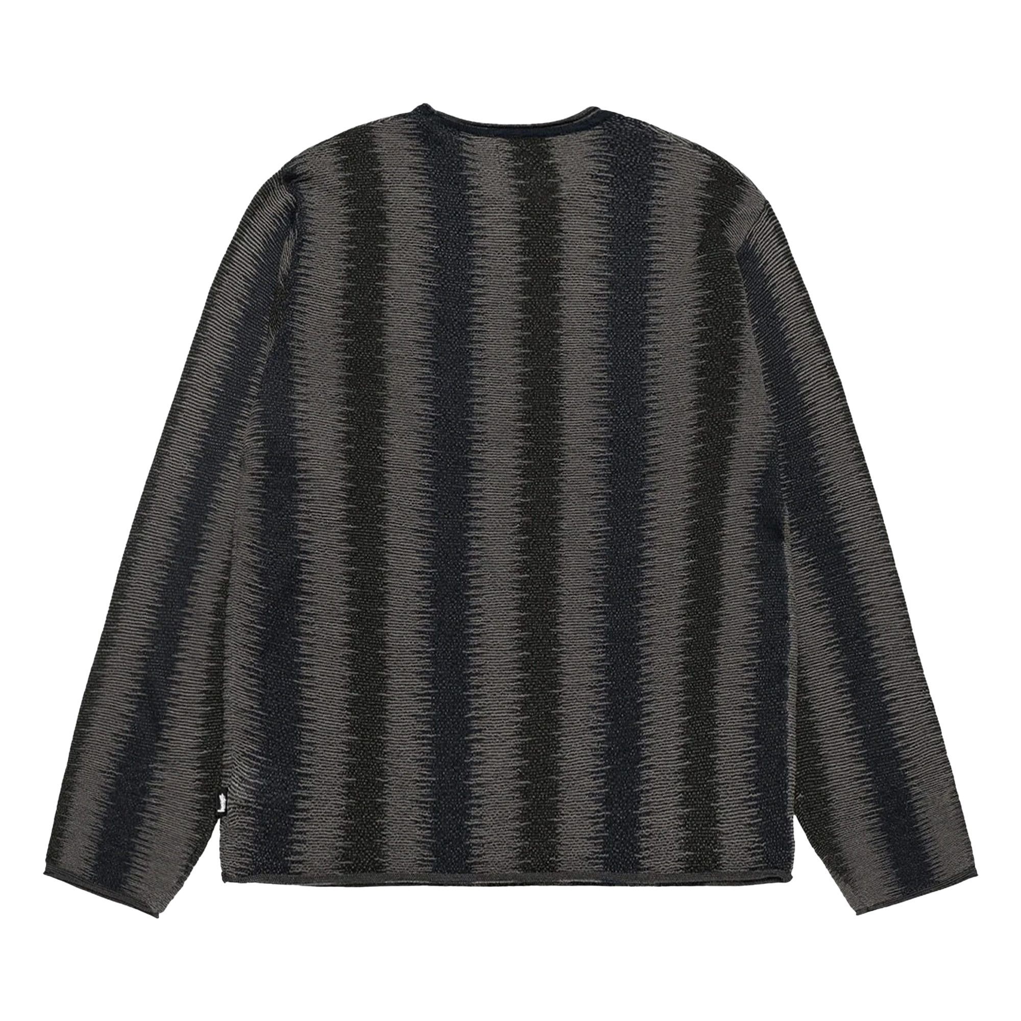 Stussy Shadow Stripe Sweater 'Olive' - 2