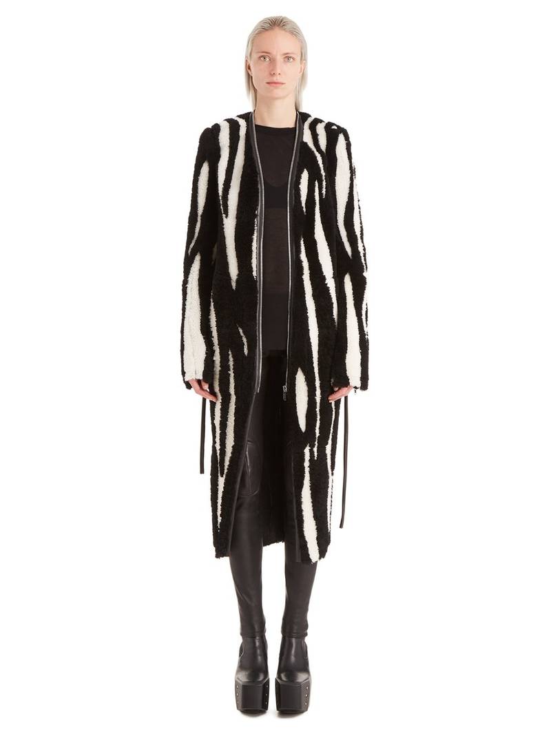 Gethsemane zebra-pattern coat 11