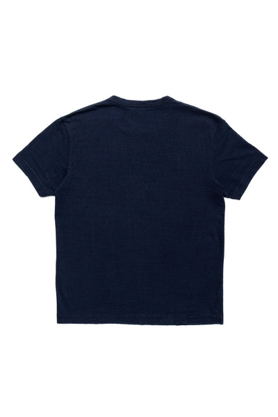 Pure Blue Japan Natural Indigo Hand Dyed T-shirt outlook