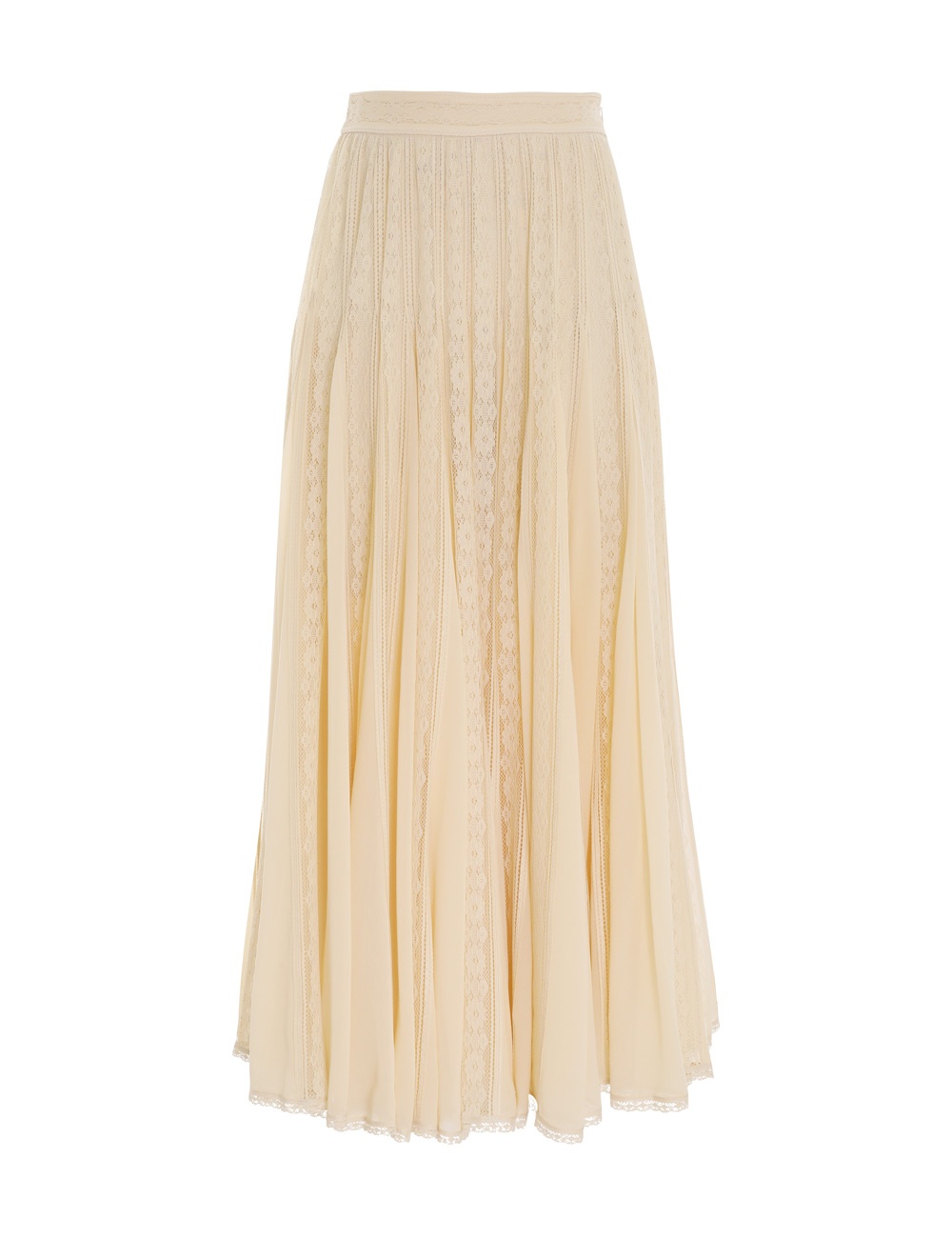 WONDERLAND LACE VENT SKIRT - 1