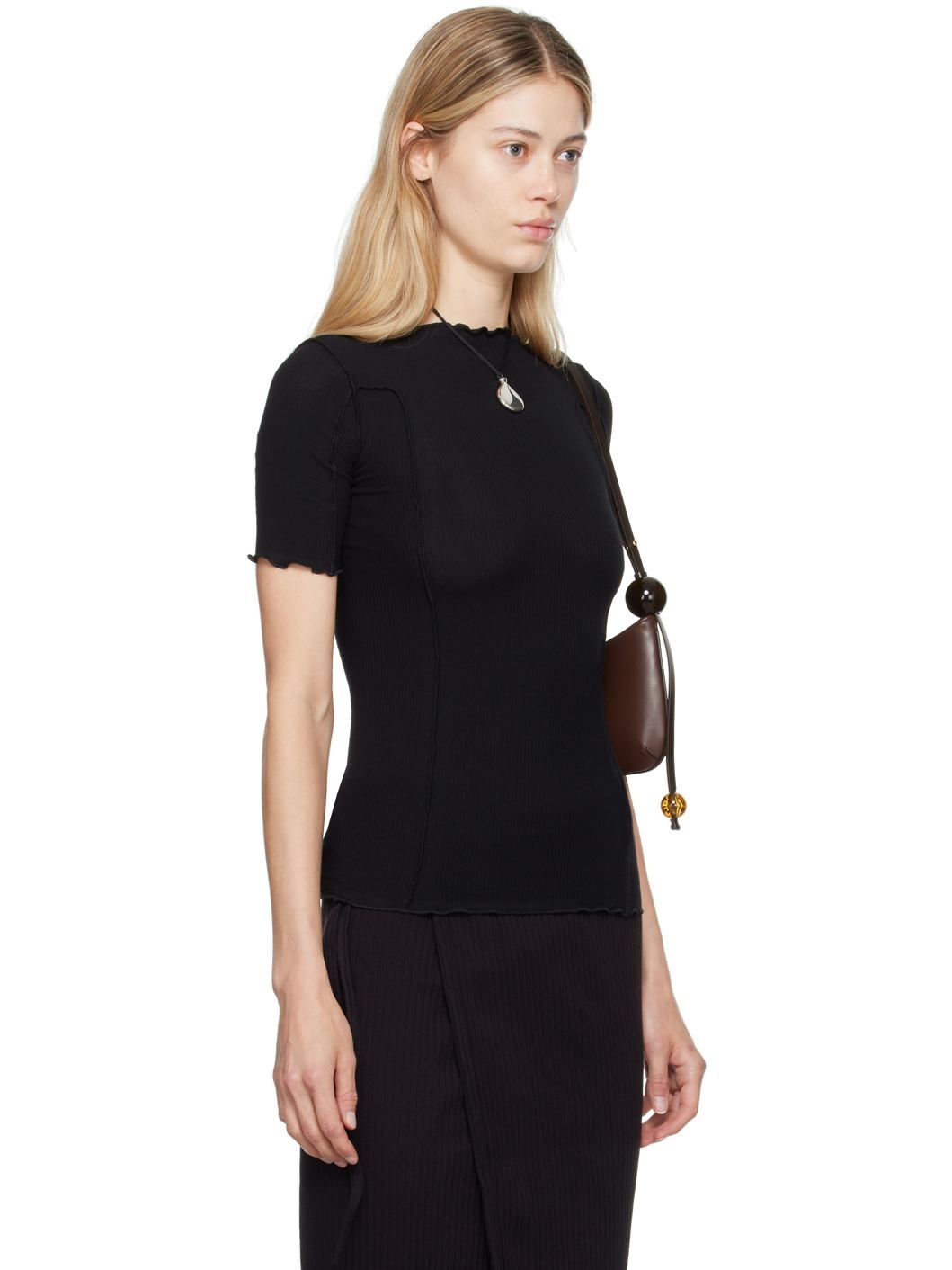 Black Omato 3/4 T-Shirt - 2