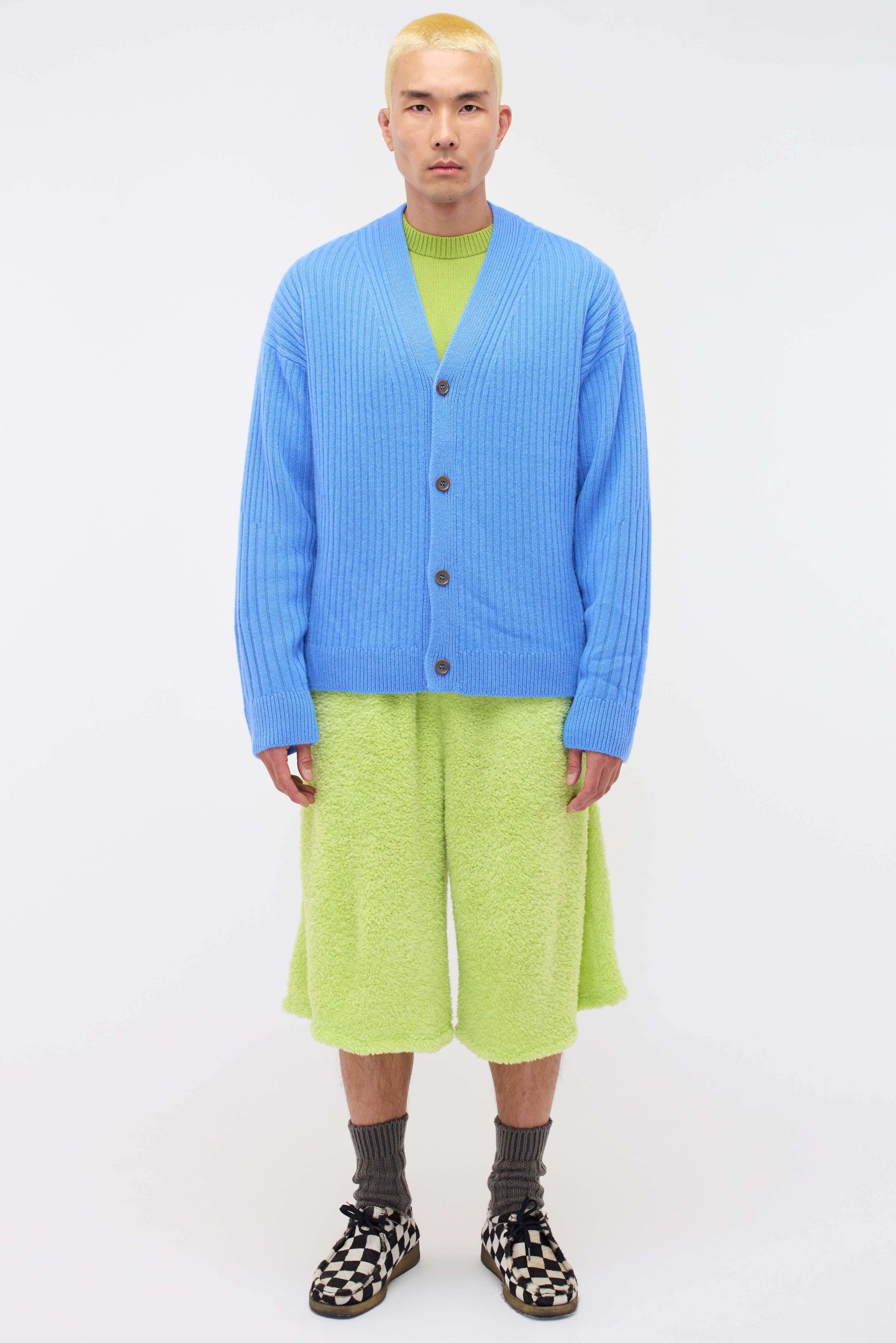 SPLICED RIB CARDIGAN - 3