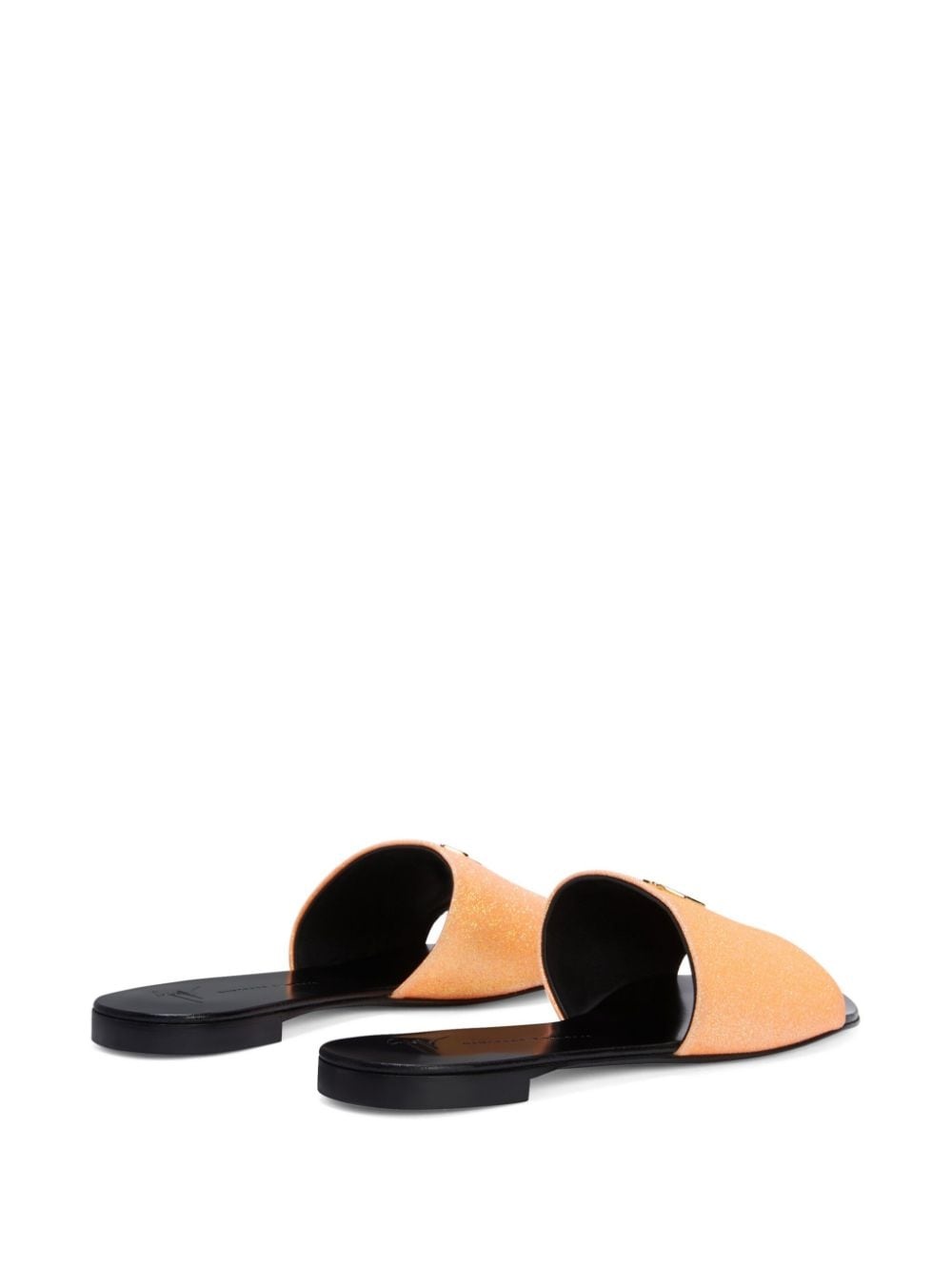 Shirley glitter-embellished slides - 3