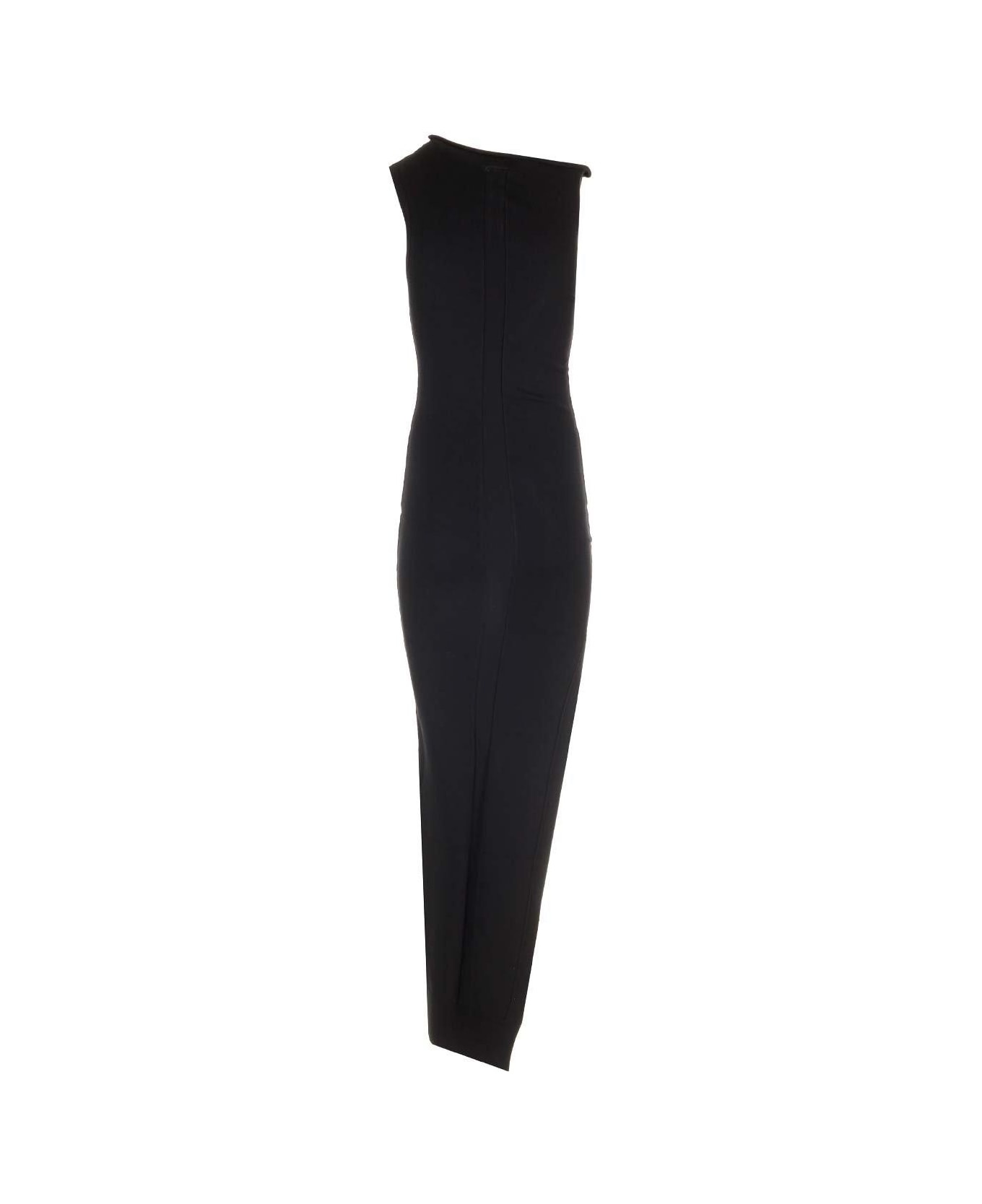 Asymmetric Midi Dress - 1