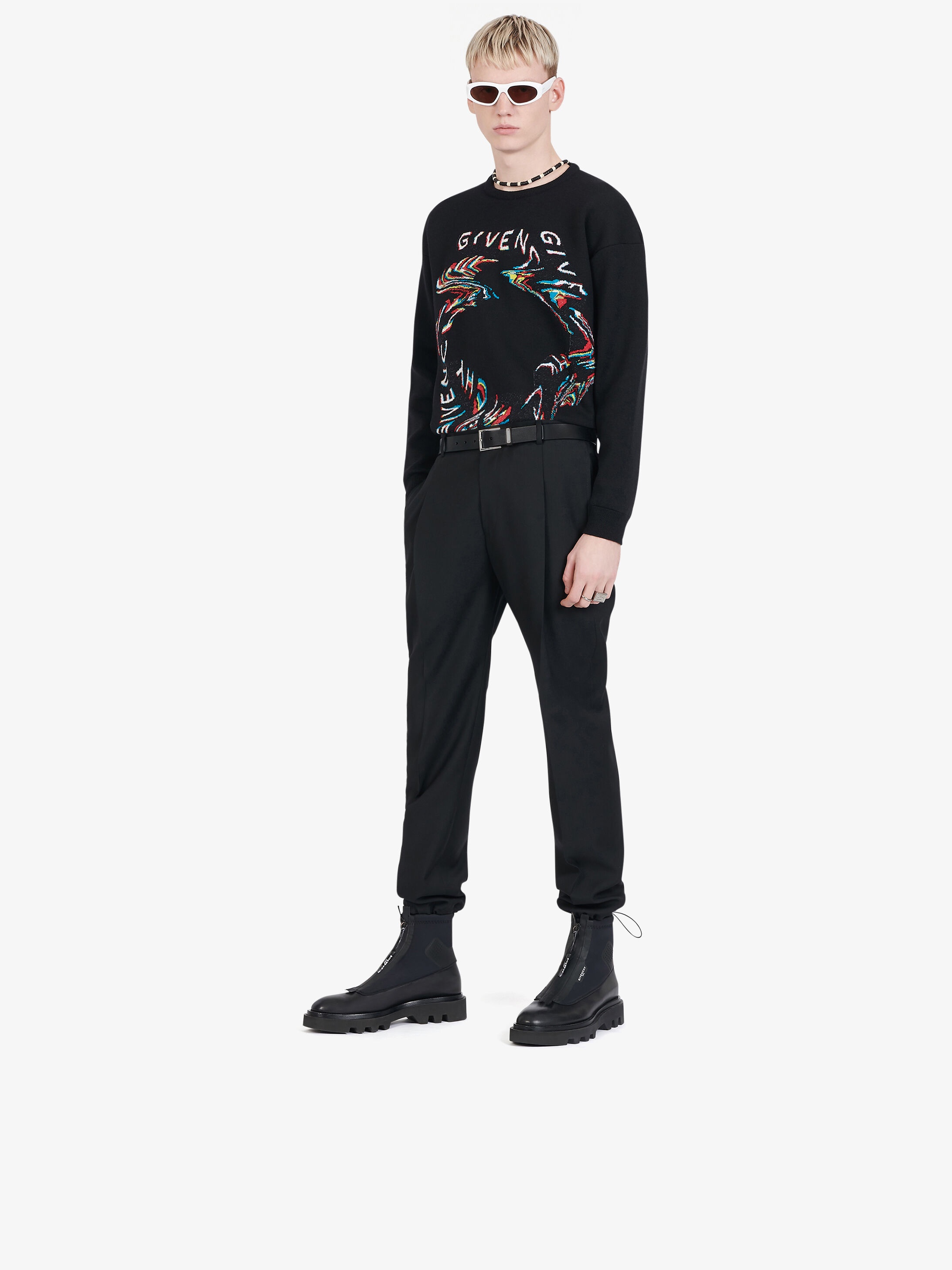 GIVENCHY Glitch sweater in wool - 2