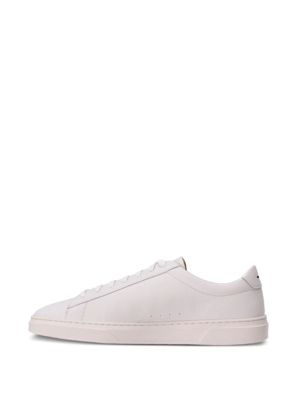 leather lace-up sneakers - 5