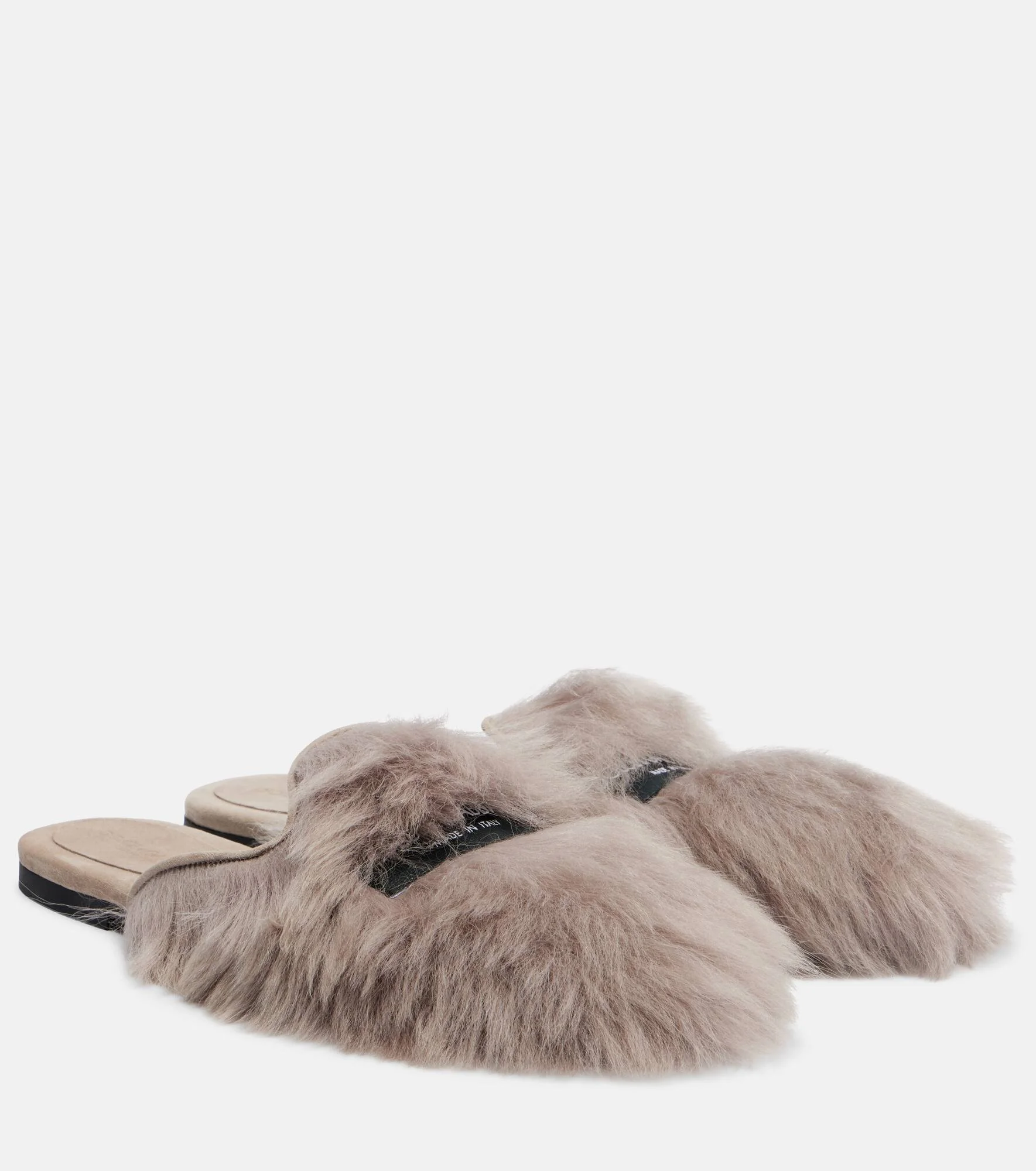 Shearling mules - 1