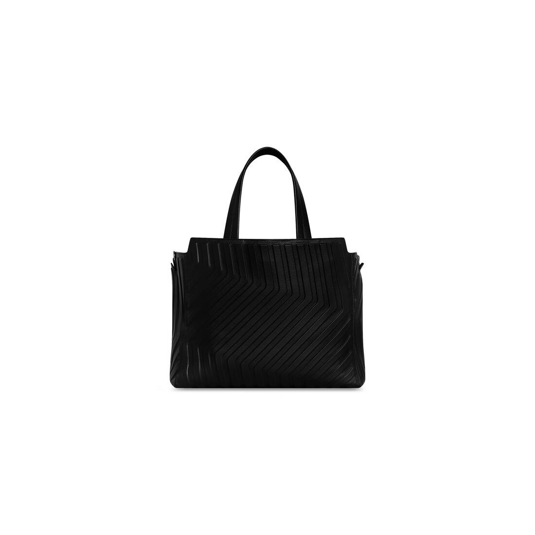 Men's Car Medium East-west Tote Bag in Black - 4