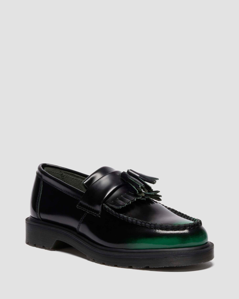 Dr. Martens Adrian Arcadia Rub Off Leather Tassel Loafers outlook
