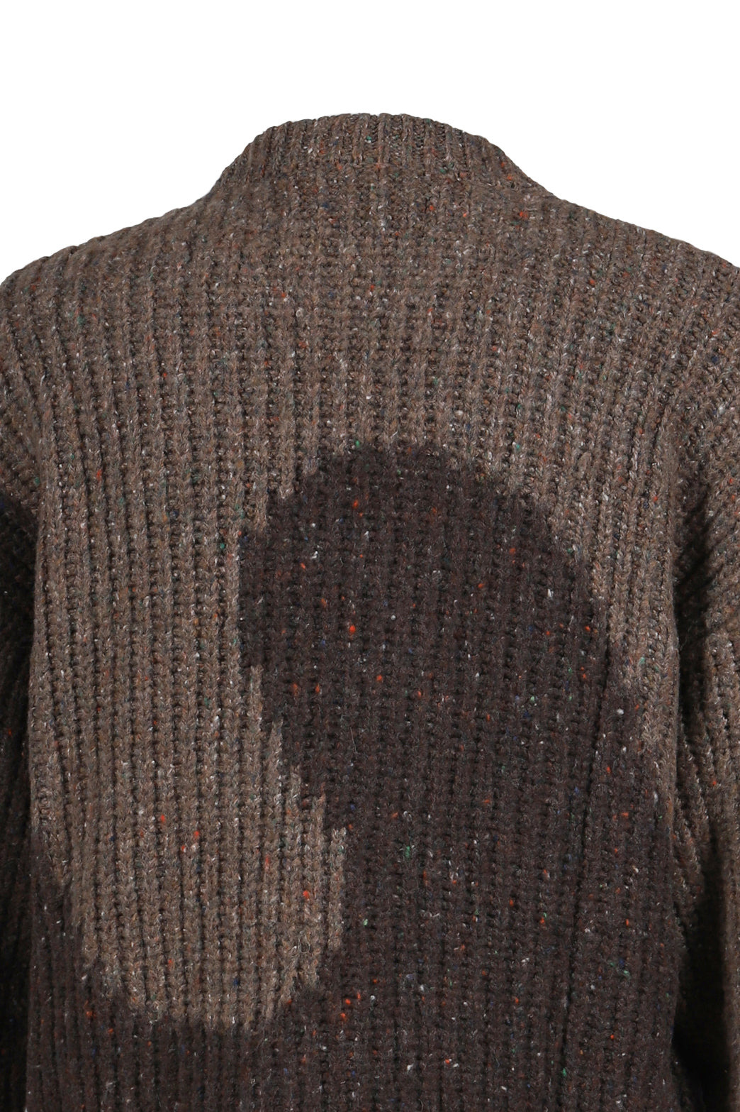 SWIRL WOOL CREWNECK KNIT / BRW - 5