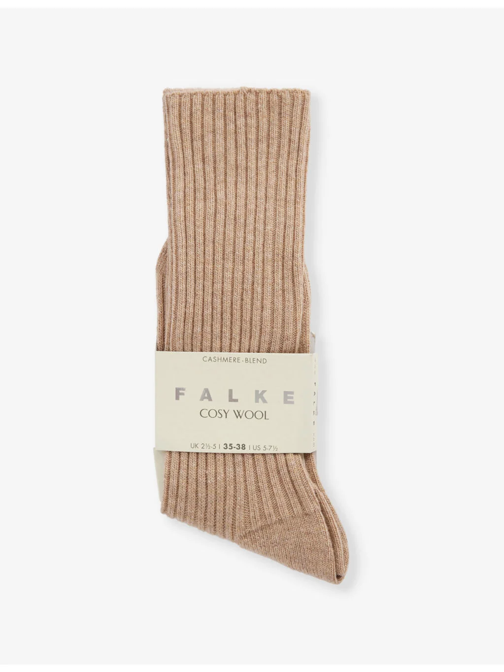 Cosy Wool ribbed knit socks - 1