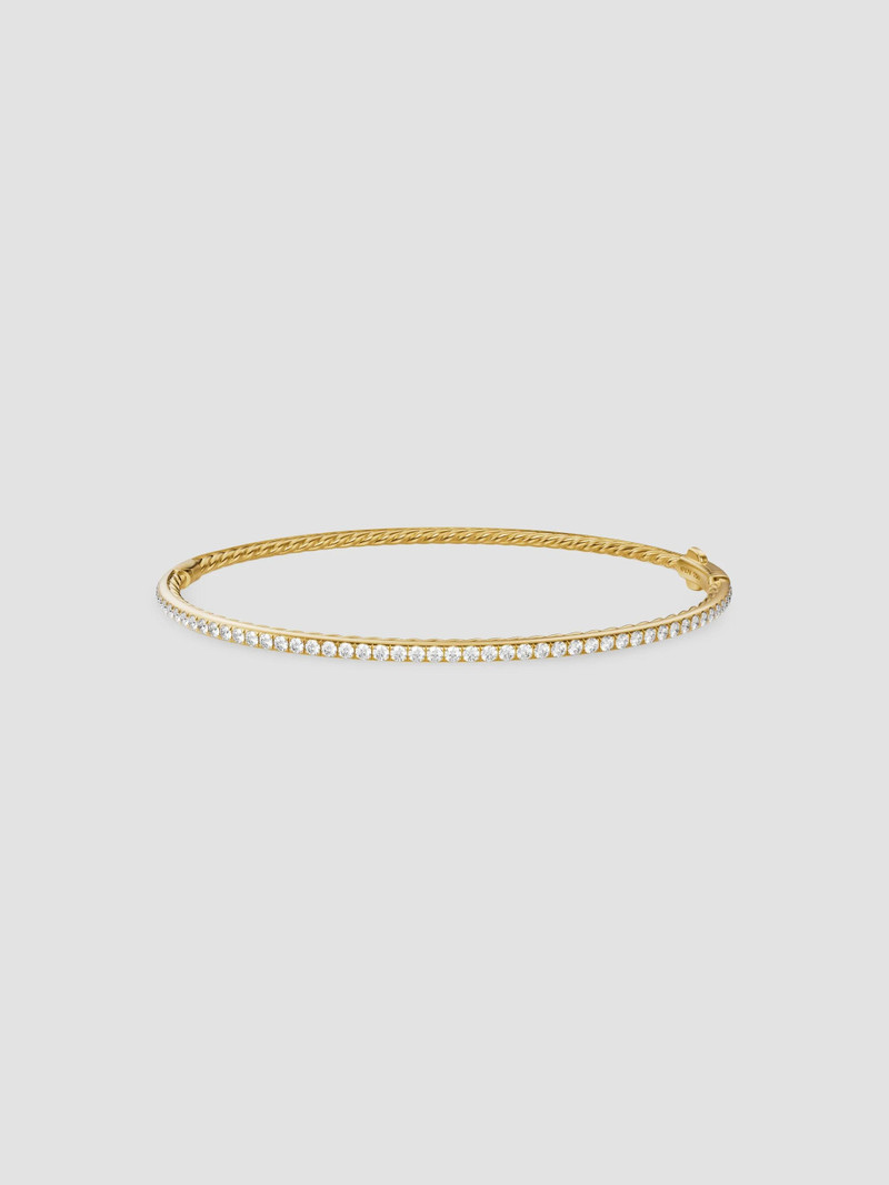Women's Micro Pavé Bracelet in 18K Yellow Gold - Diamond 1