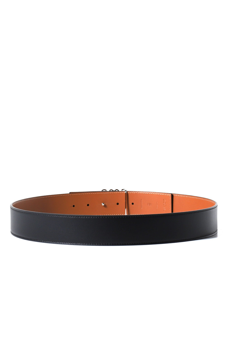 Loewe REVERSIBLE ANAGRAM BELT 4CM / BLK TAN PALADDIUM outlook