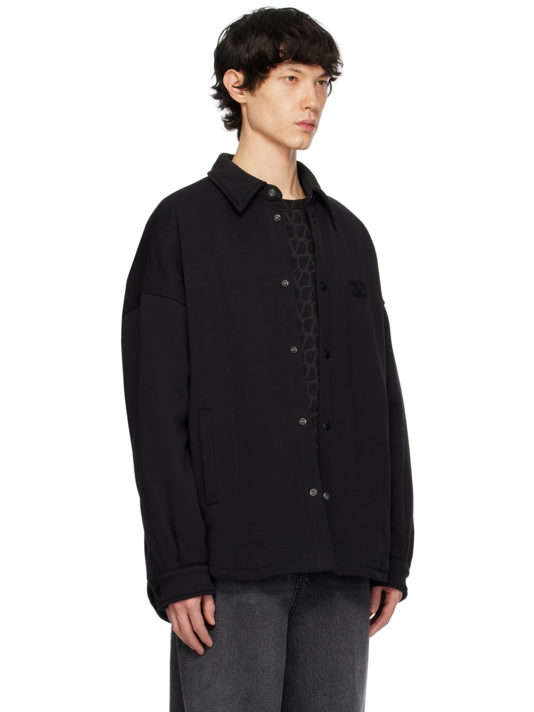 Black Padded Shirt - 2