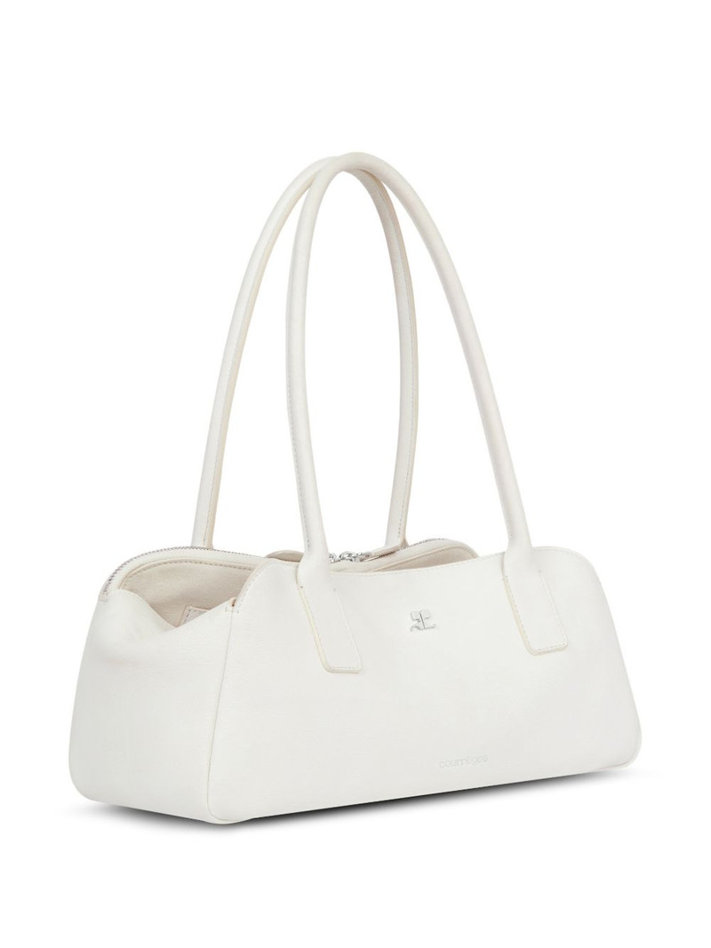 strip leather shoulder bag 4