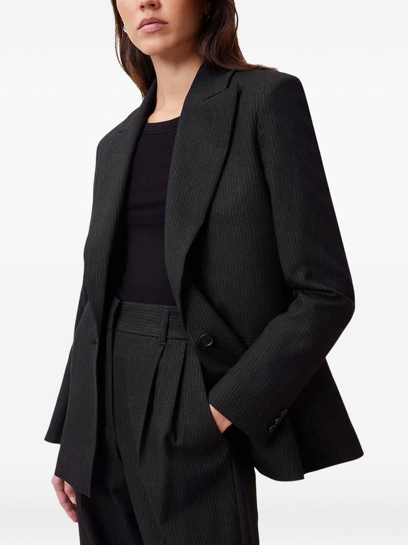 ALLSAINTS Pinnie pinstripe single-breasted blazer outlook