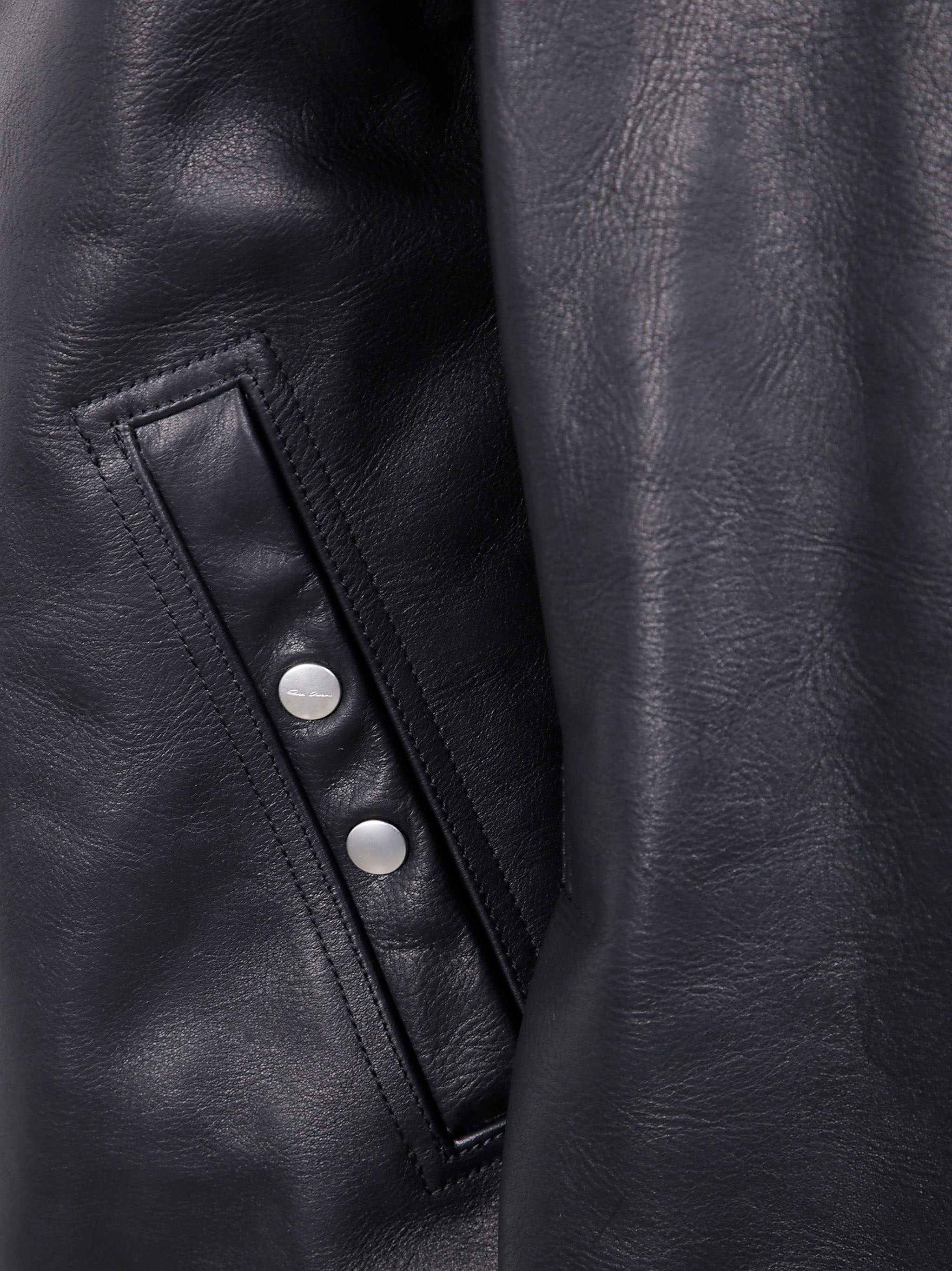 Rick Owens Men "Blixa Dracucollar" Jacket - 7