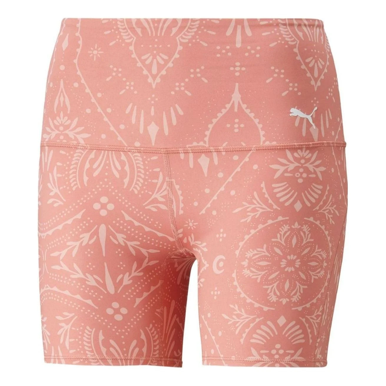 (WMNS) PUMA Studio Printed 5 Inch Training Legging Short 'Rosette' 521591-24 - 1