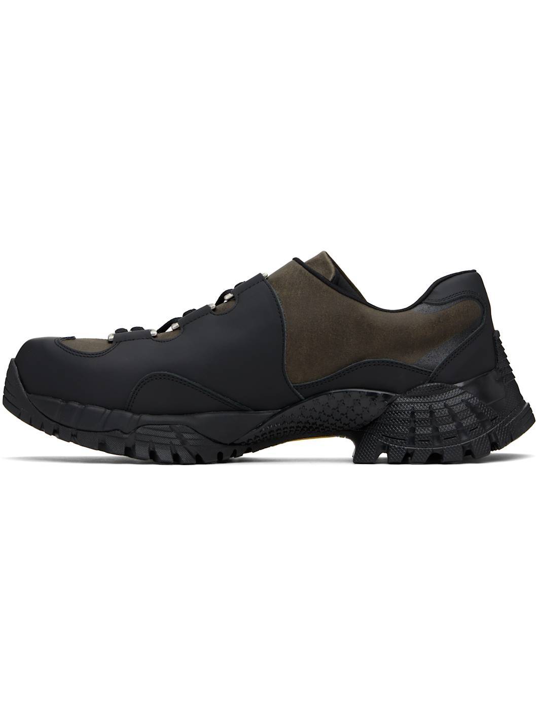 Black & Brown Trainer Diagonale Sneakers - 3