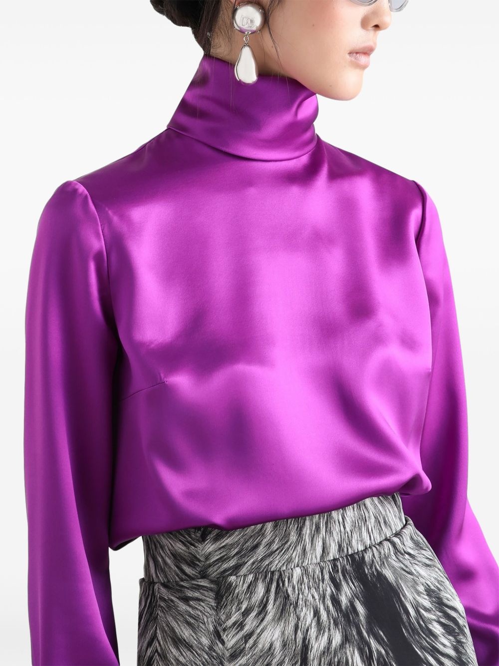 satin blouse - 5