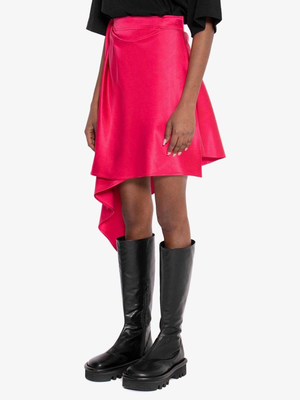 TWISTED ASYMMETRIC SKIRT - 5