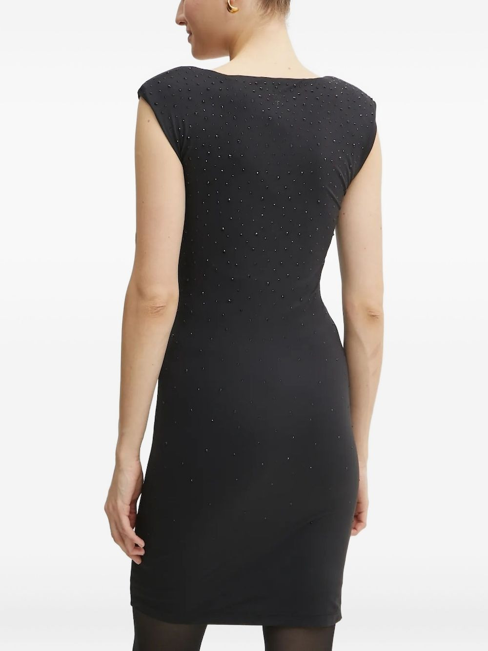 embellished sleeveless mini dress - 2