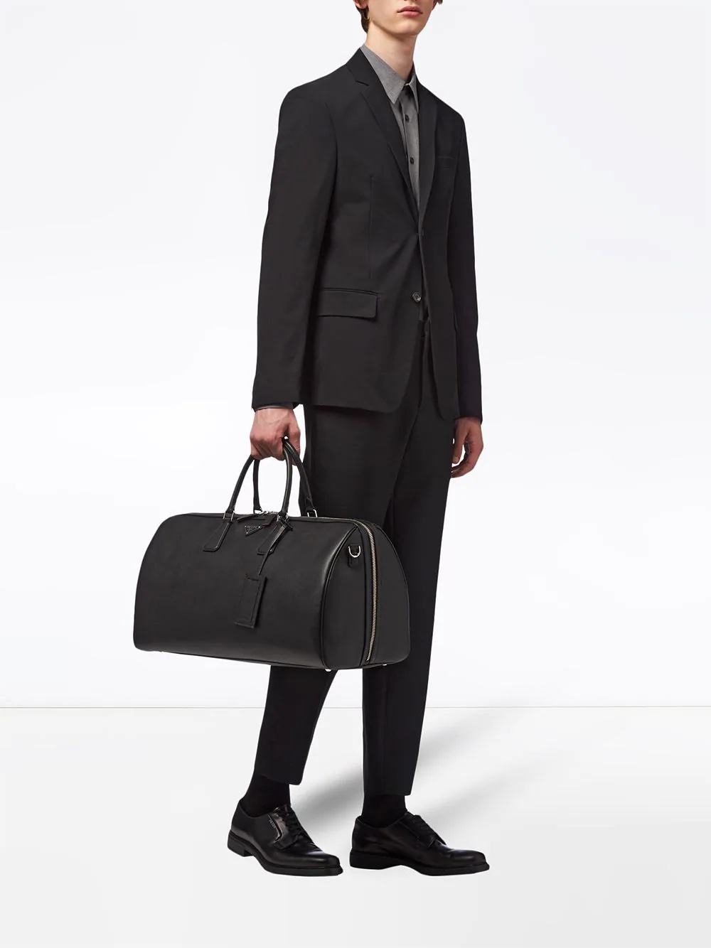 Saffiano leather duffle bag - 2