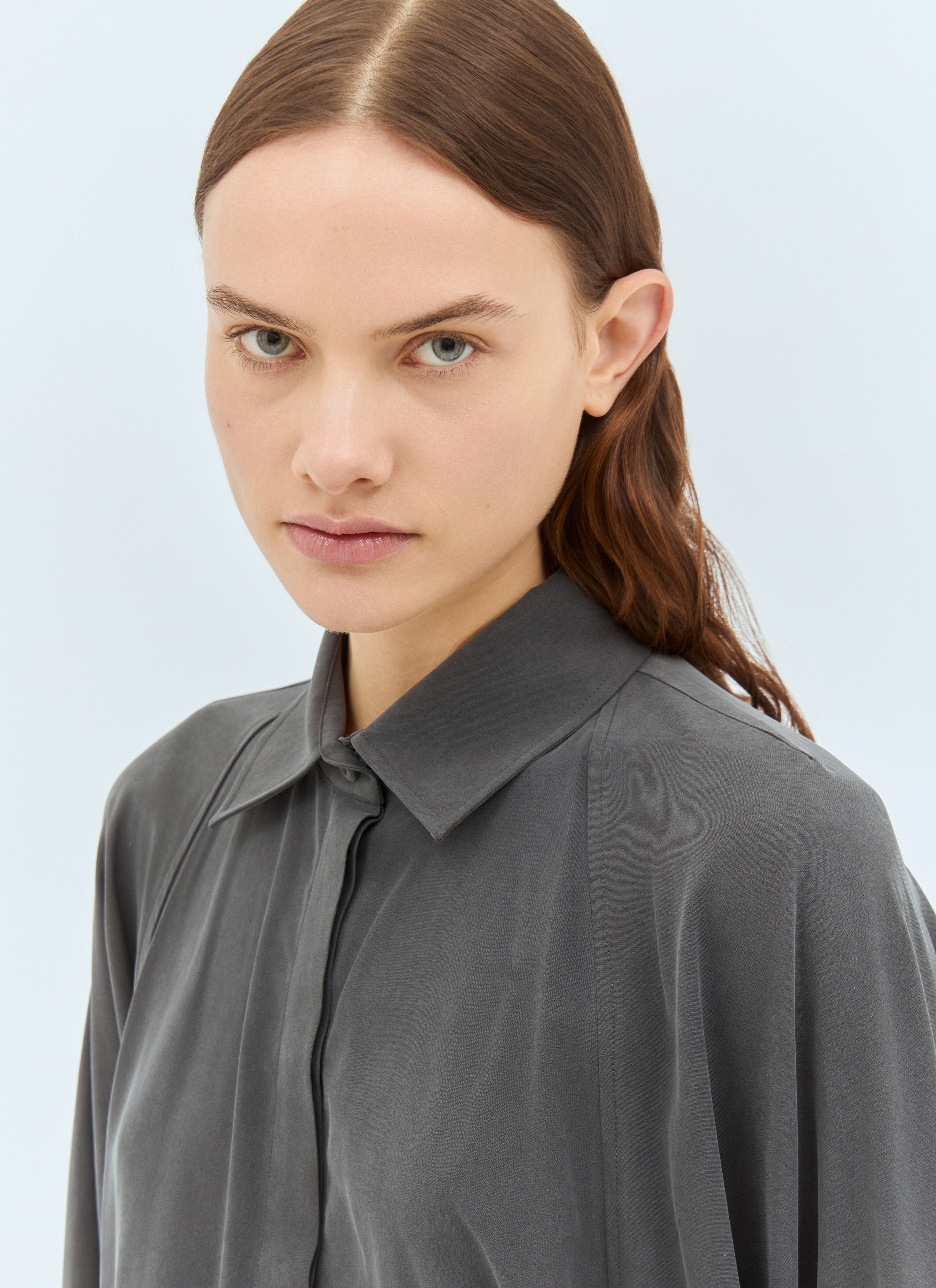 Silk Bodysuit Shirt - 3