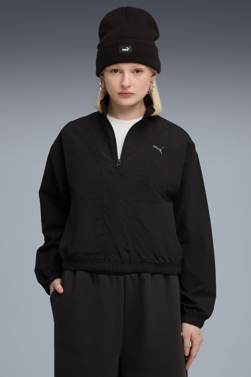 PUMA HER Relaxed Half-Zip Crew Women outlook