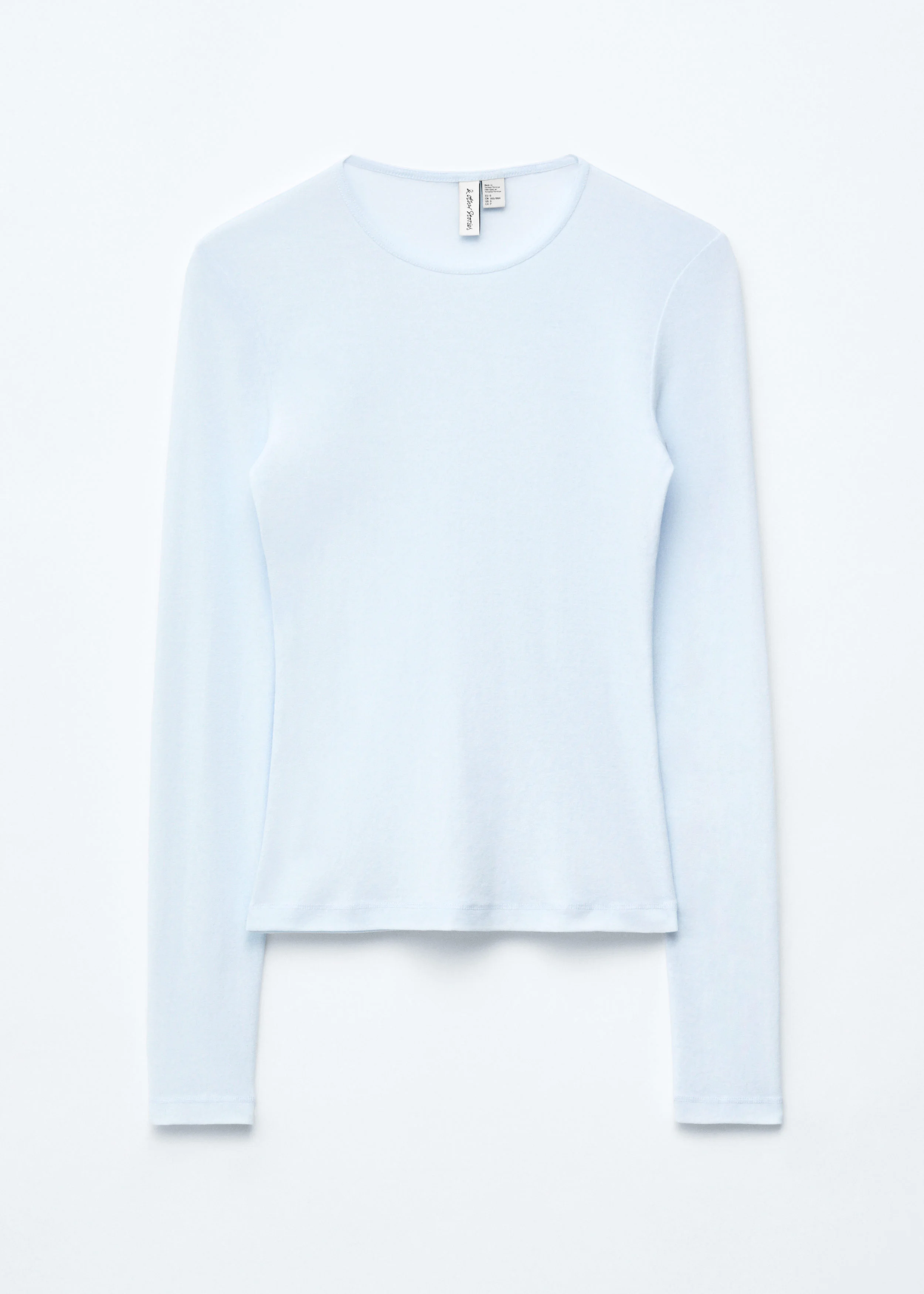 Sheer Long-Sleeve Top - 1