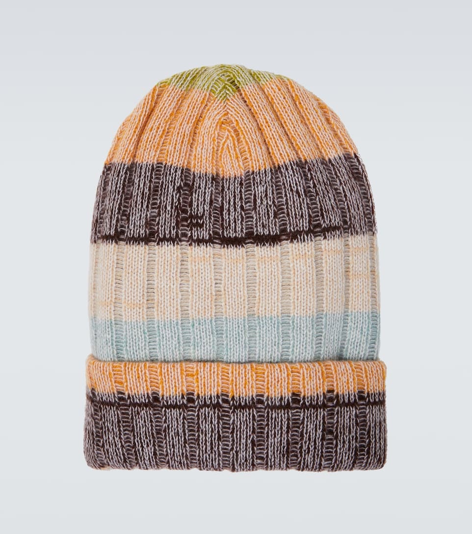 Oasis ribbed-knit cashmere beanie - 1