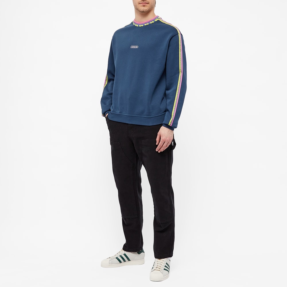 Adidas Rib Detail Crew Sweat - 6