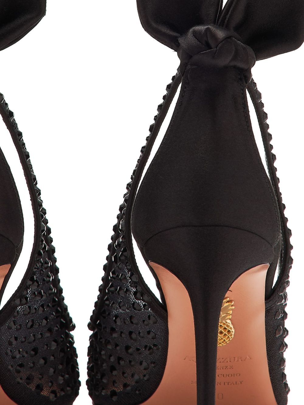 85mm crystal-embellished pumps - 4