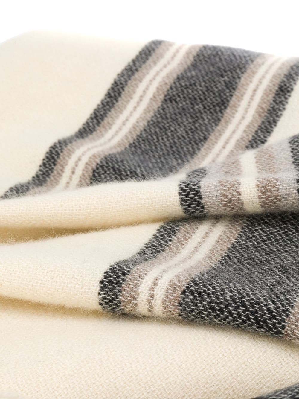 striped cashmere scarf - 3