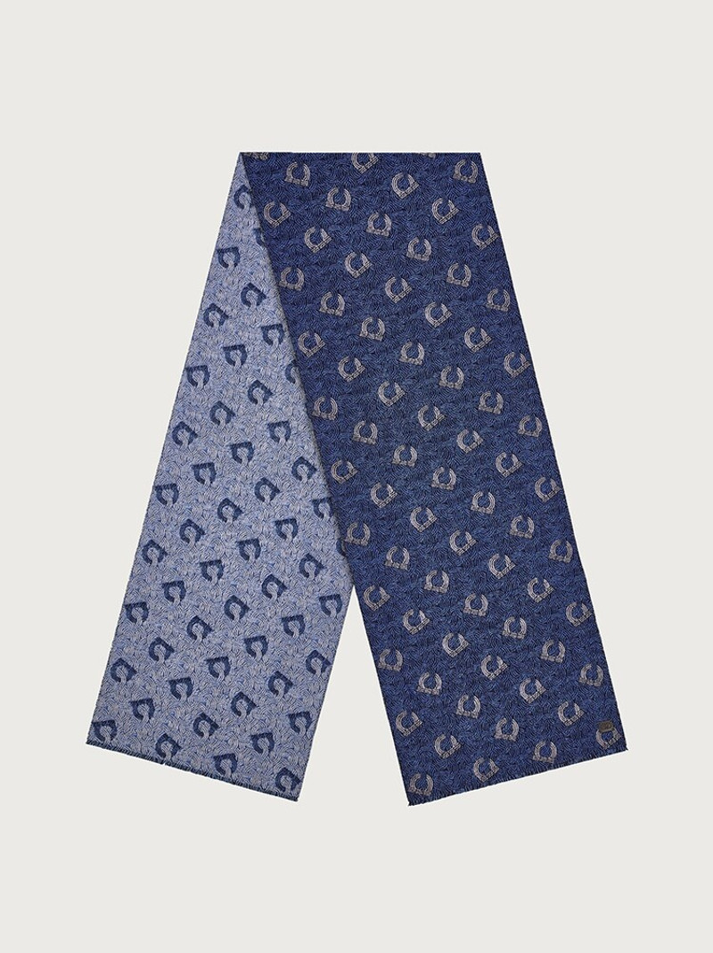 GANCINI SILK AND CASHMERE SCARF 1