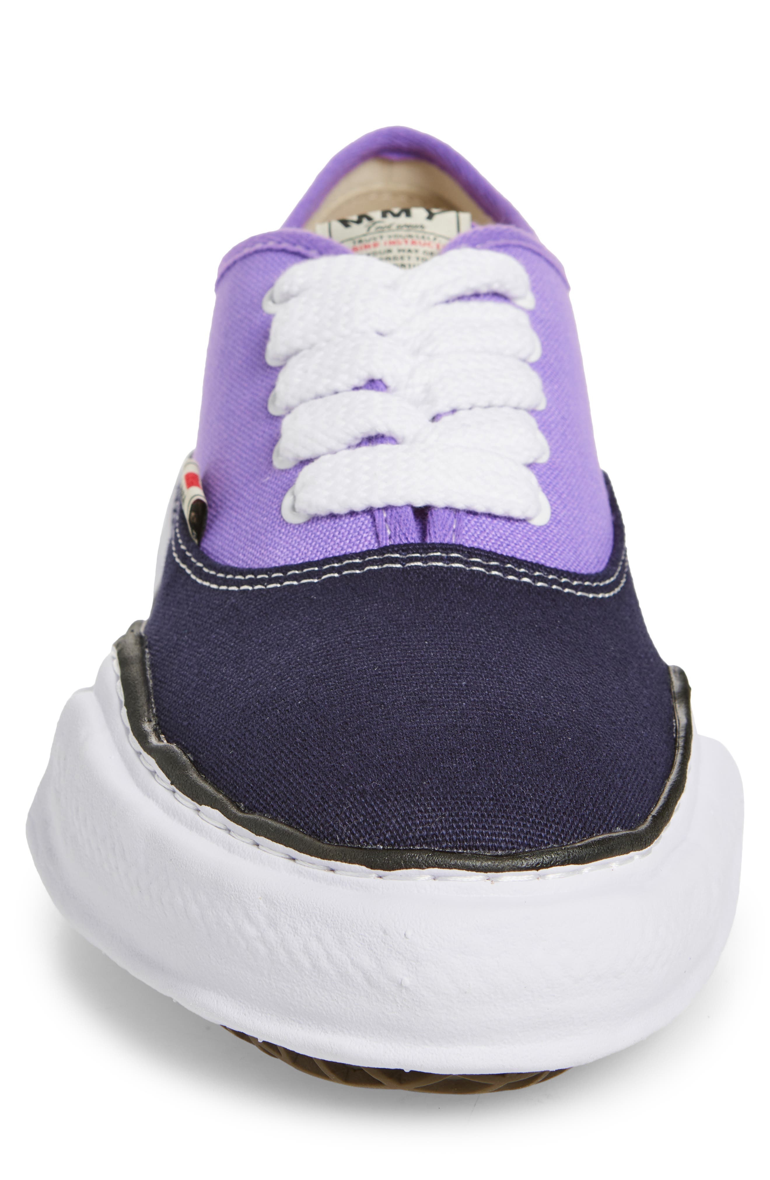 Maison MIHARA YASUHIRO Baker Original Sole Canvas Sneaker in Nav/pur at Nordstrom - 4