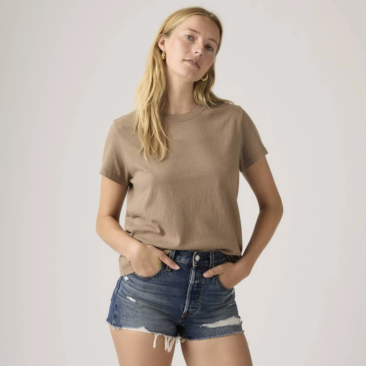 FAVORITE SLUB SHORT SLEEVE TEE - 1