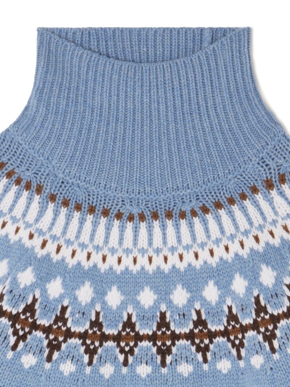 intarsia-knit high-neck jumper - 7