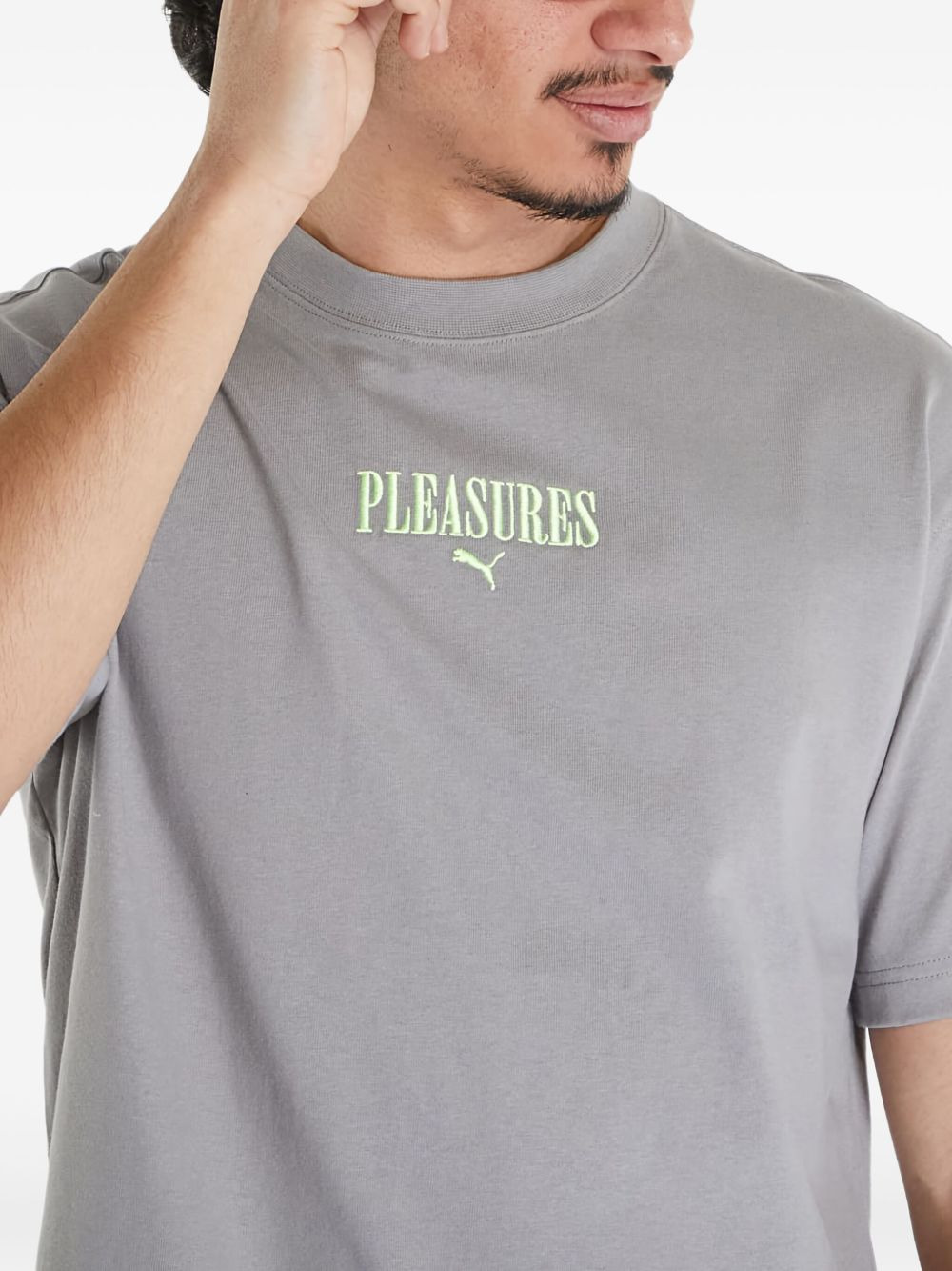 cotton-blend t-shirt - 5